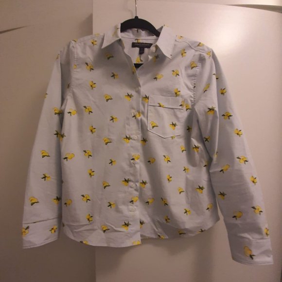 Banana Republic Quinn Fit Lemon Shirt - Picture 2 of 6